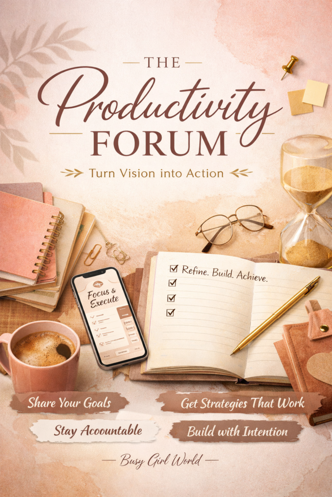 Productivity forum image